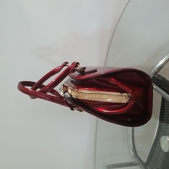 Wine red handbag - Picture 2 of 4